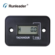 Индуктивный метр с Тахометр для всех бензиновый двигатель utv Dirtbike мотоциклетные снегоход PwC МОРСКОЙ ЛОДКА ВОДОНЕПРОНИЦАЕМЫЙ