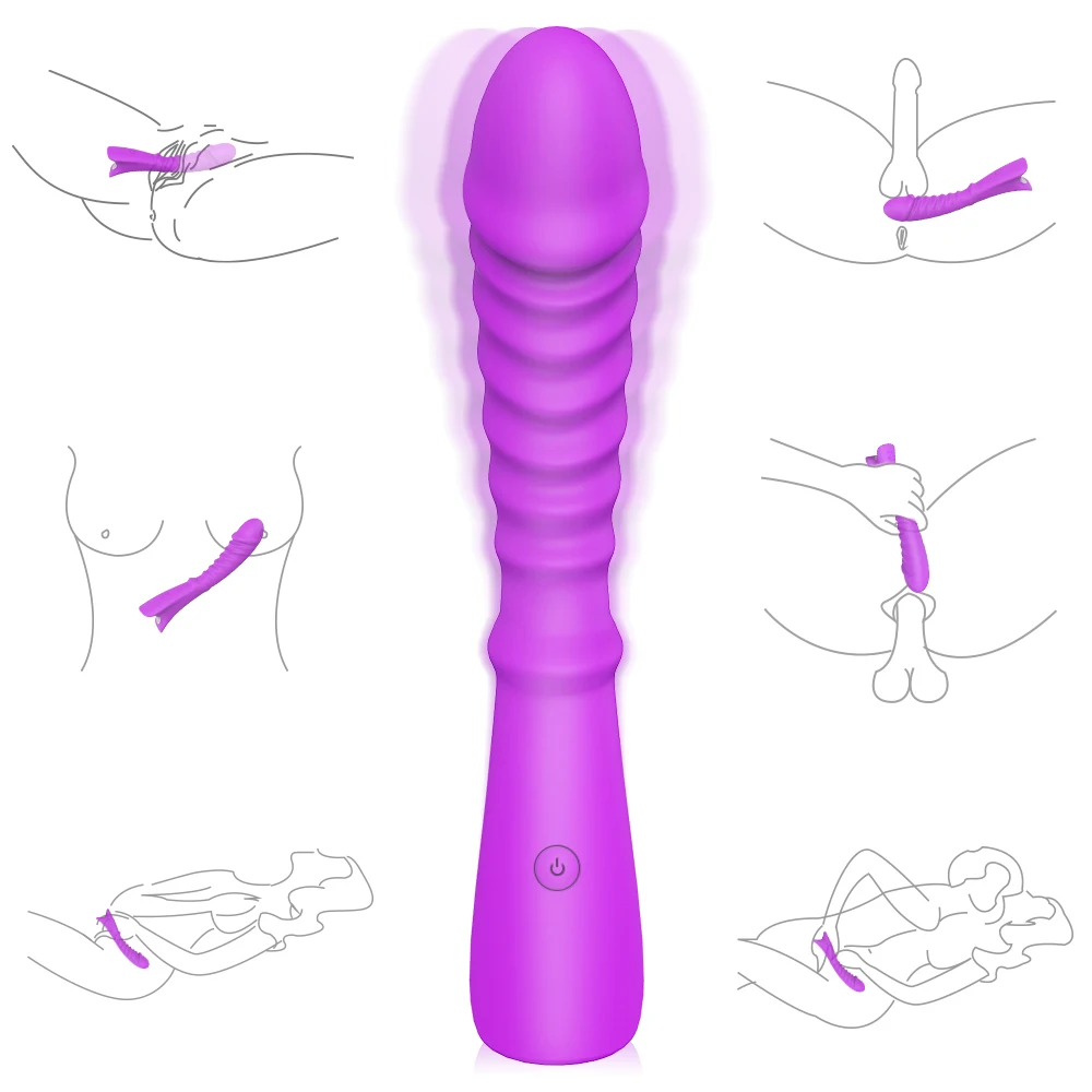 PHANXY Vibrators For Women Dildo G Spot Magic Wand Vibrator Vagina Clitoris Female Massager Masturbation Electric Motor Sex Toys (9)