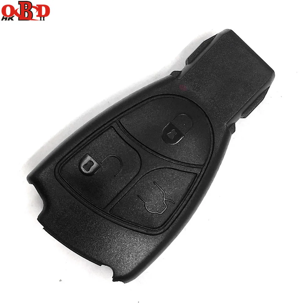 

HKOBDII 3 Buttons Smart Car Key Shell for Mercedes-Benz,MB with logo