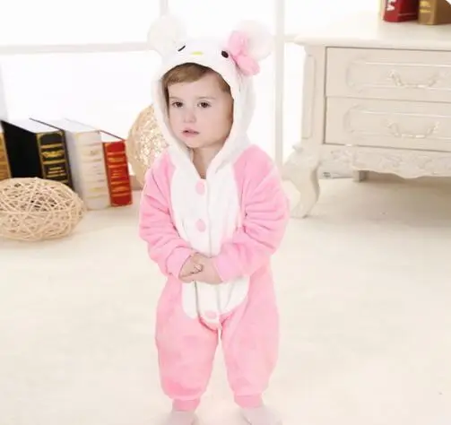 Детский осенне весенний комбинезон унисекс Pink cat NO.1| |