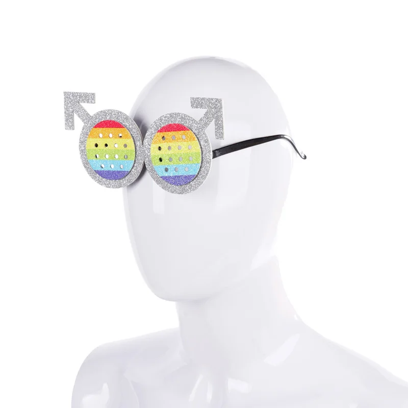 H& ZY Gay Pride Косплей Опора украшения очки аксессуары ЛГБТ для мужчин и женщин транссексуал символ радуги очки