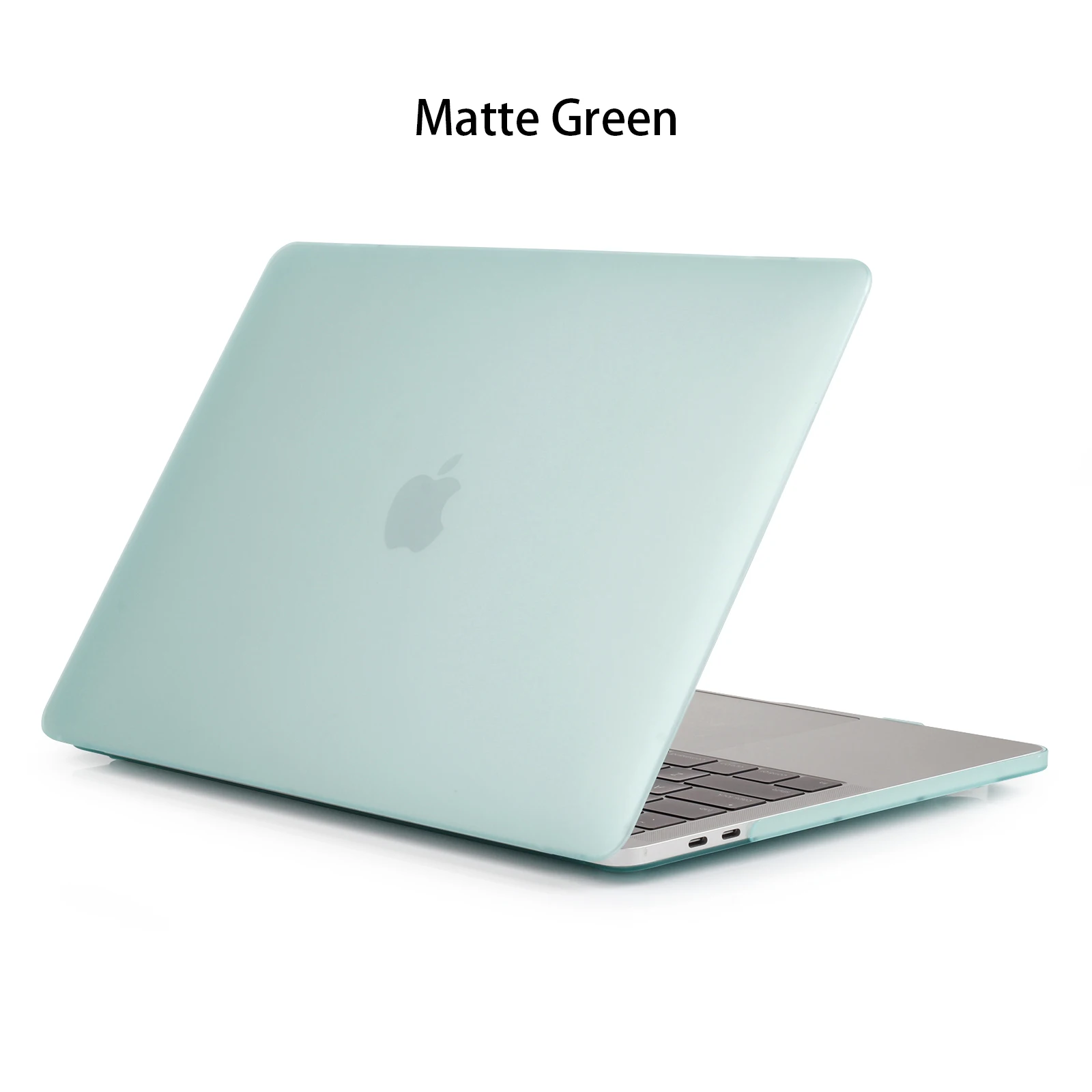 Кристально матовый чехол для ноутбука MacBook Air 13 Pro 15 retina 11 12 дюймов с сенсорной панелью матовый чехол A1706 A1707 A1990 A1932 A2159 - Цвет: Matte Green