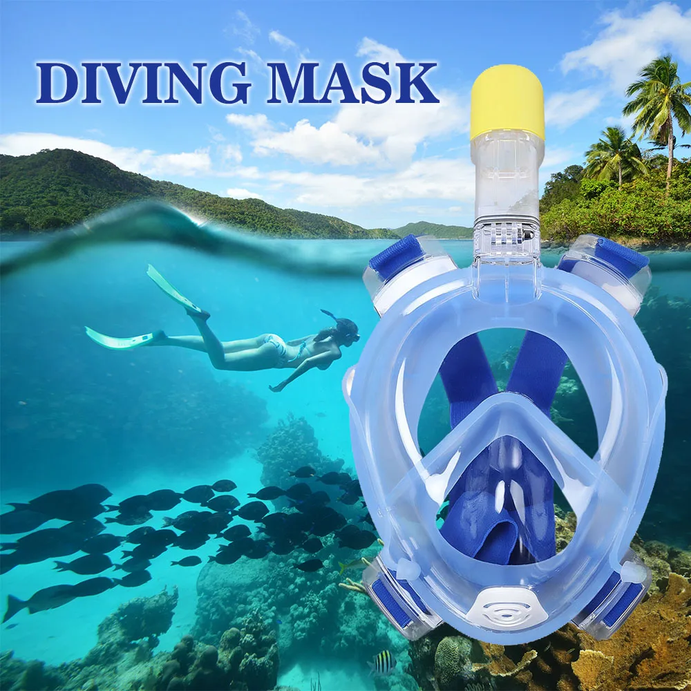 Gopro Camera Anti Fog Diving Mask For Swimming Training Scuba