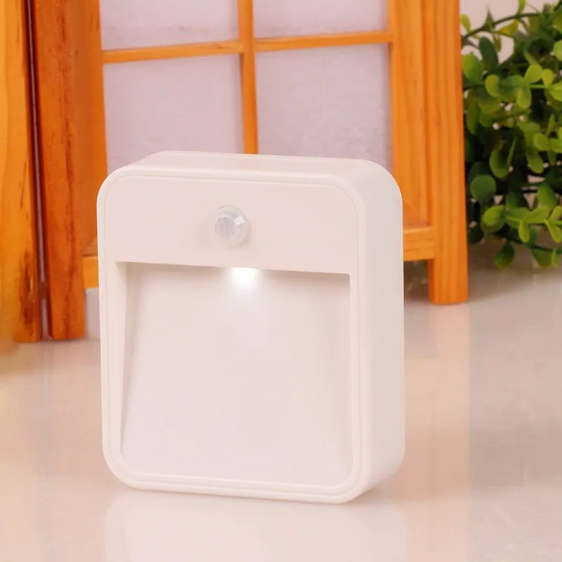Sensor de Controle de Luz Huaxinv Bateria Levou Noturna Lâmpada Corredor Cozinha Banheiro Escadas Quente Lua Nightlight Aaa 3 Luzes noturnas