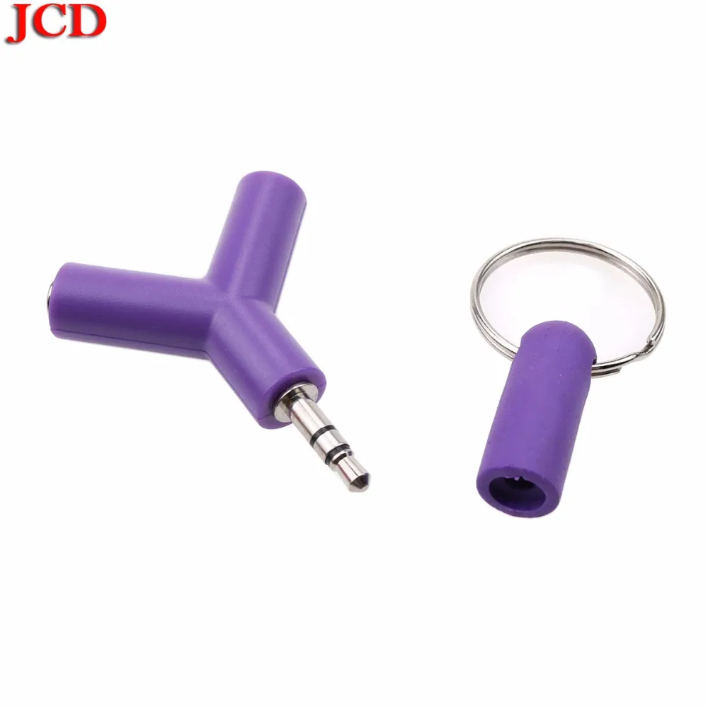 JCD Y shape 3 5mm Earphone Adapter Double Jack Adapter Plug Stereo Headphone Splitter for PC MP3 Smartphone Player Audio Cables