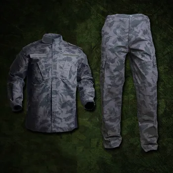 

ACU Camouflage Uniform Tactical Military Uniform Combat Hunting Suit Men Outdoor Training Jacket and Pant Clothes Army Set