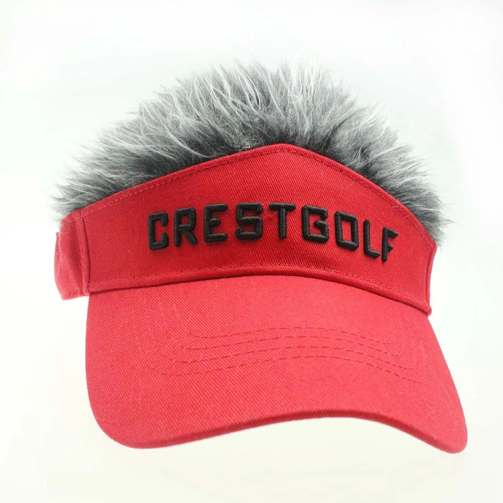 CRESTGOLF Регулируемая поддельная Кепка для гольфа мужская шляпа парик/волосы бейсбольная кепка для гольфа с несколькими цветами - Цвет: Style 5