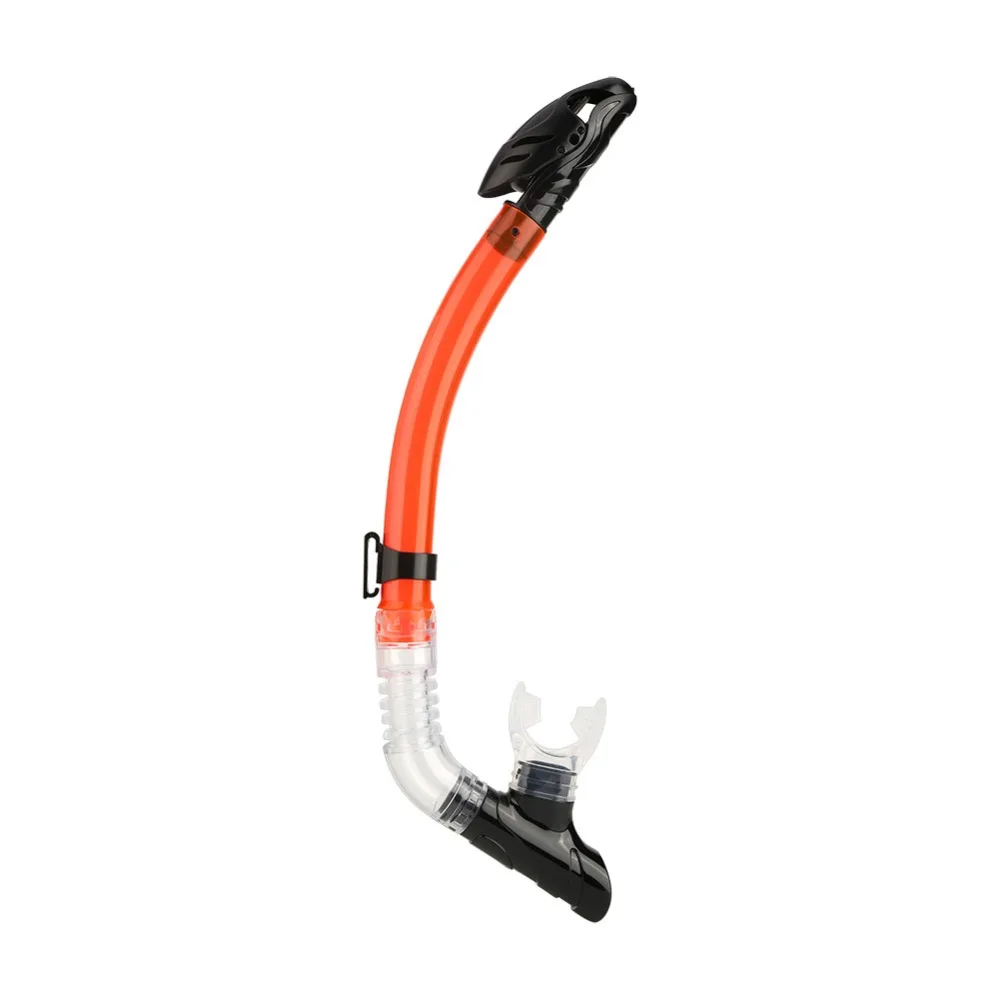 

3 Colors Snorkels Diving Swimming Tube Center Snorkel with Adjustable plastic holder Comfortable Silicone Mouthpiece