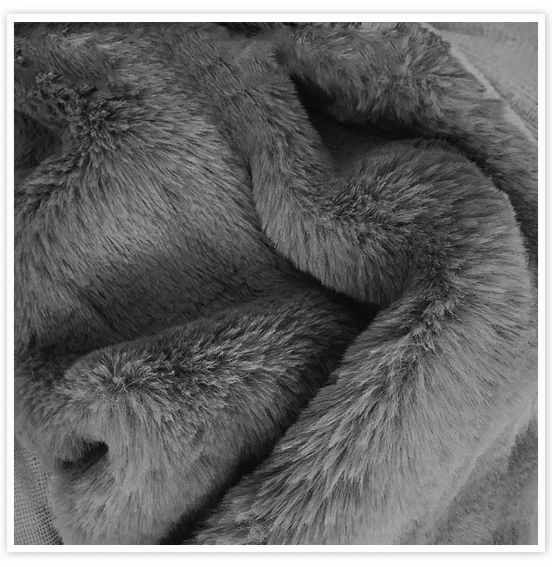 Высококачественная 1 см плюшевая ткань из искусственного меха для зимнего пальто ткань из искусственного кроличьего меха ткань для DIY 160*50 см 1 штука SP3931