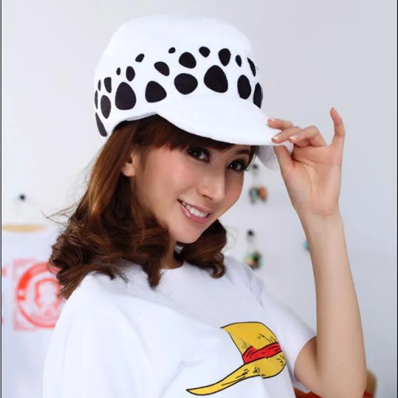 

New Anime Cosplay Doctor Hat Trafalgar Law Cap Beanies Halloween Gift 2 Types Free Shipping
