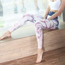Yoga Pants Sports 2017 New Running Trousers Workout Clothes Sport Slim Fitness Women Gym High Waist