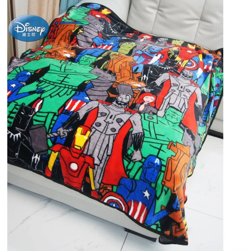 Дисней Марвел Мстители Captian Amercia легкое летнее одеяло пледы Для детей Детское покрывало на кровать для мальчиков на кровать/диван