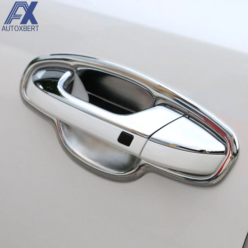 

AX Car Styling Chrome Door Handle Bowl Cover Insert Cup Cavity Trim Catch Garnish Bezel Molding For Kia Sportage QL 2017-2020
