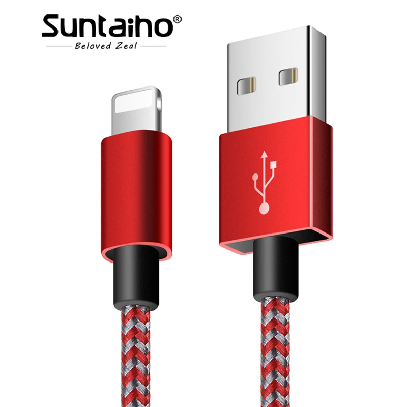 Suntaiho 5 упак. Освещение Зарядное устройство кабель для iPhone X Быстрая зарядка USB кабель для iphone 8 7 6S плюс 5 мобильный телефон кабеля