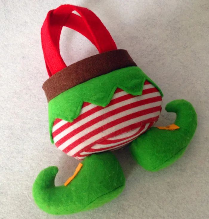 Сумки конфеты сумка свадьбы Sack подарок мешок для девушек Рождество украшения Симпатичные Санта прекрасный замечательный