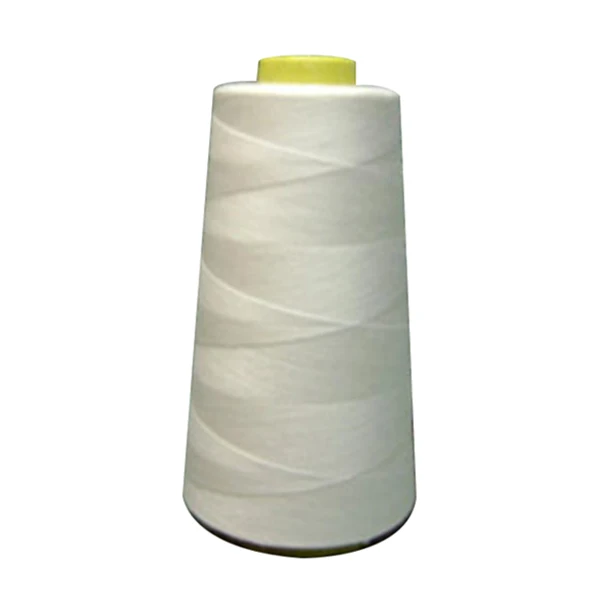 

Durable 3000 Yards Overlocking Sewing Machine Industrial Polyester Thread Metre Cones Color Polyester Sewing Thread white
