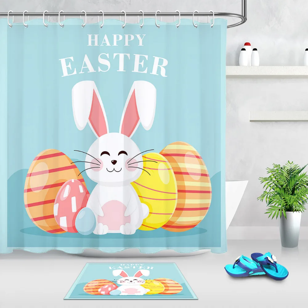 easter shower curtains