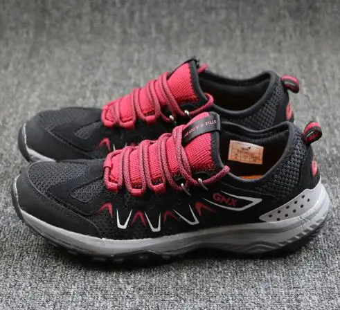 

GNX Men outdoor mesh breathable shockproof walking shoes male non-slip trekking travel climbing camping shoes mens sneakeres