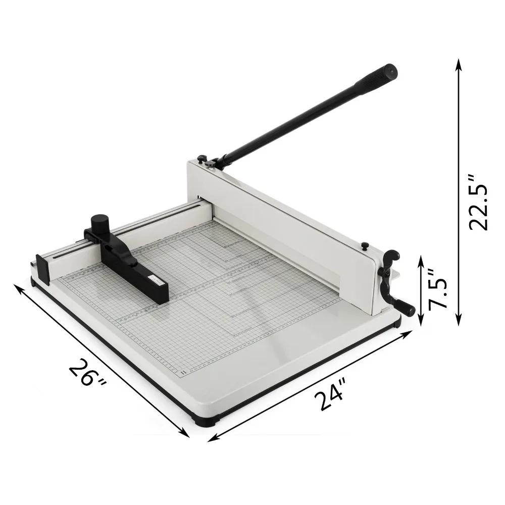 VEVOR Heavy Duty Steel 17" Industrial A3 Paper Cutter Guillotine Perfect Metal Base Scrap booking Industrial 400 Sheets