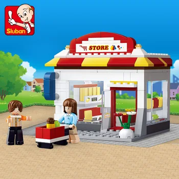 

Sluban Building Block City Town Community CVS 186pcs Educational Bricks Toy Boy Gift - No Retail Box