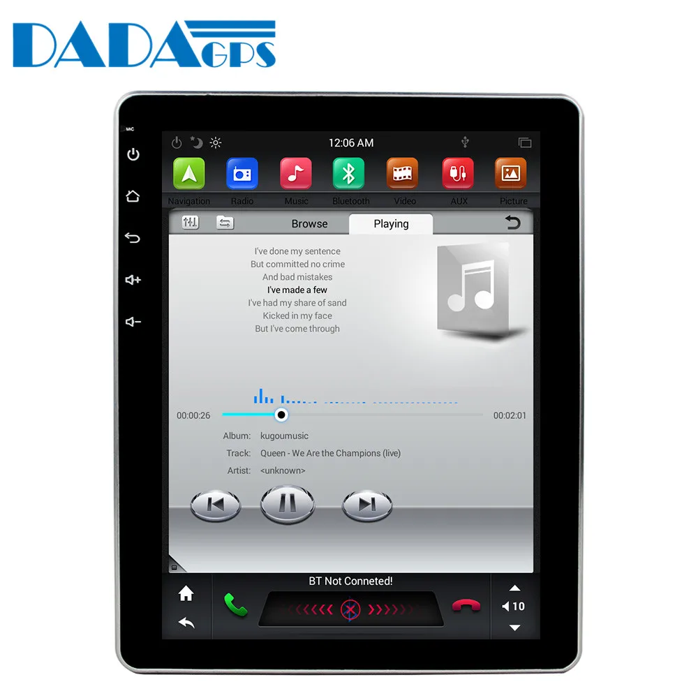 Clearance universal car multimedia radio Tesla style Android 8.1 4+32GB For Toyota / Nissan / Nissan / Hyundai GPS Navigation Head unit 21