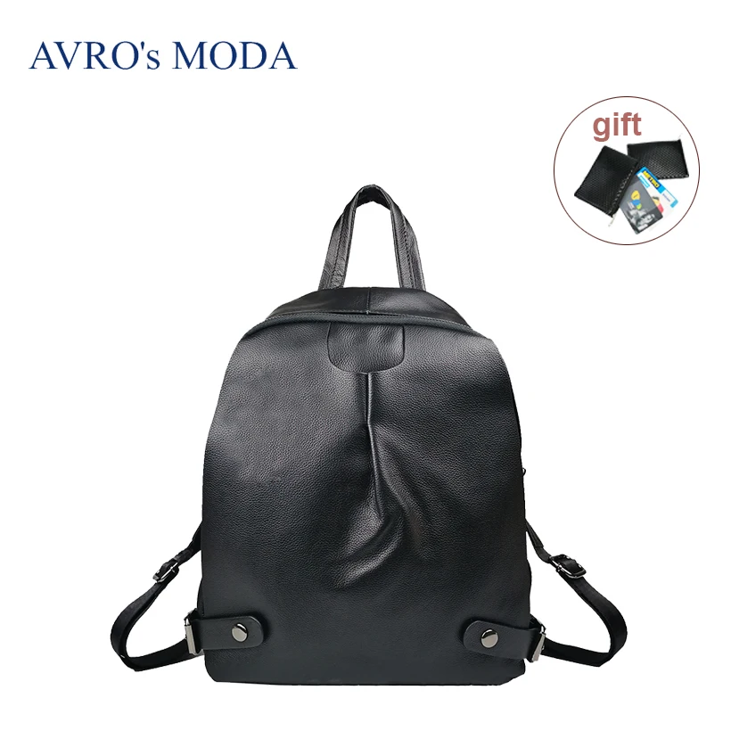 

AVRO's MODA Brand genuine leather backpack for women 2019 anti-theft school large capacity backpacks for girls shoulder tote bag