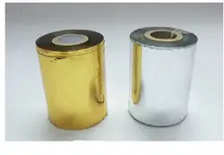 Золотой или серебряной Цвет Горячие Фольга тиснения Бумага костюм для печать машина DIY приглашение Логотип Золотой Фольга Бумага Пособия
