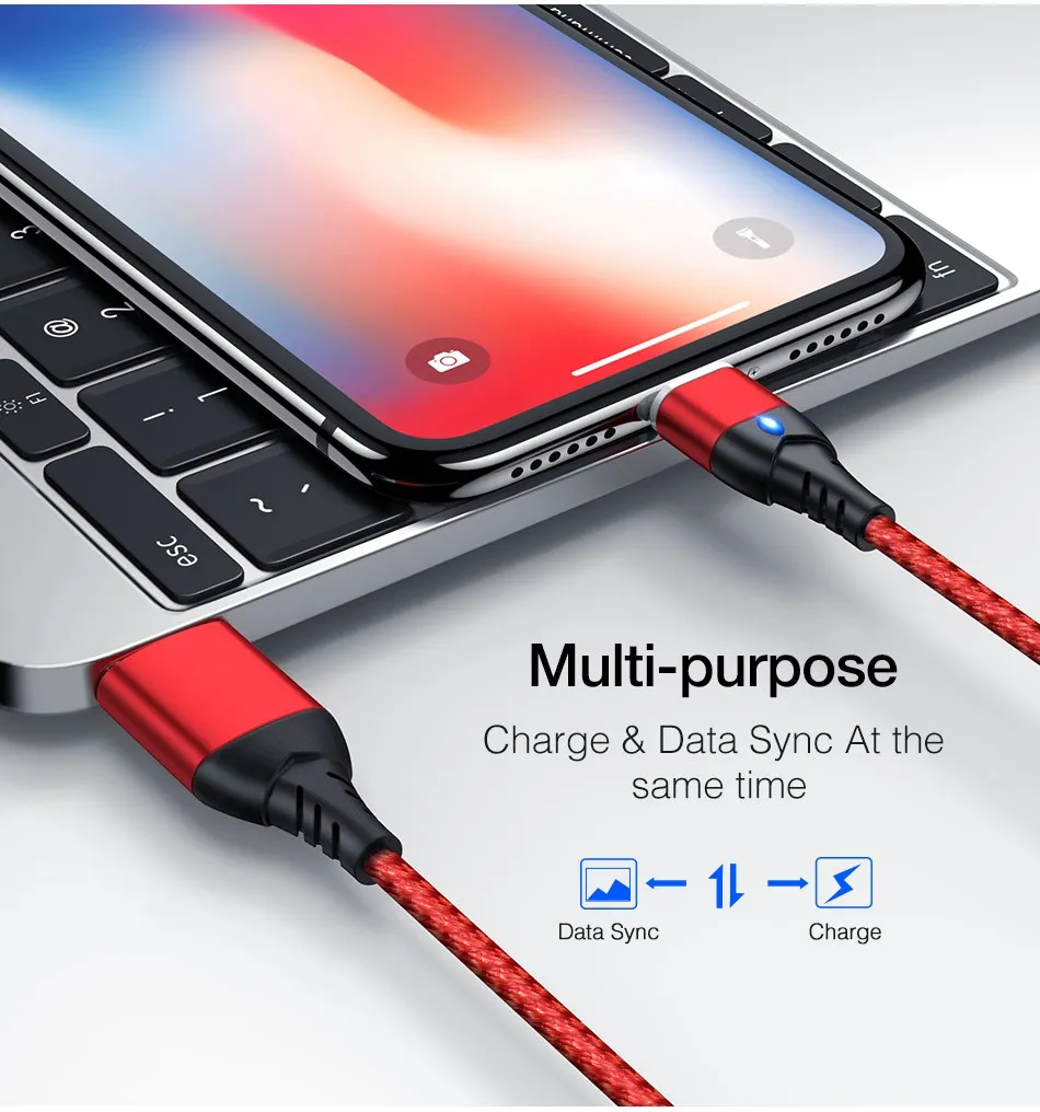 Магнитный Быстрый зарядный кабель USB type c кабель для iPhone X S MAX XR 8 7 телефон зарядное устройство для samsung s9 xiaomi передача данных