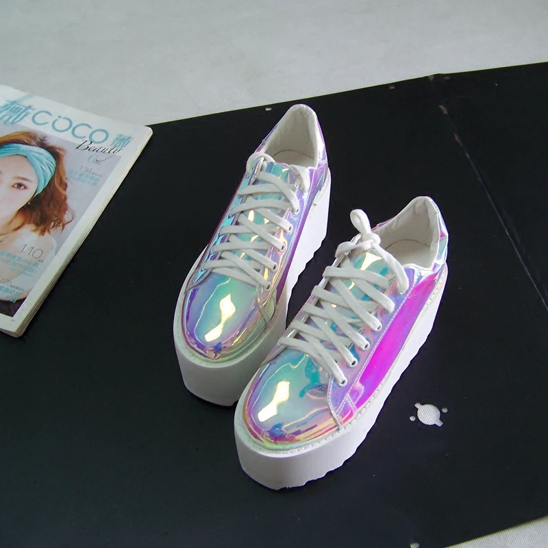 Женские японские кроссовки в стиле Лолиты на платформе; обувь принцессы для студентов; обувь для костюмированной вечеринки