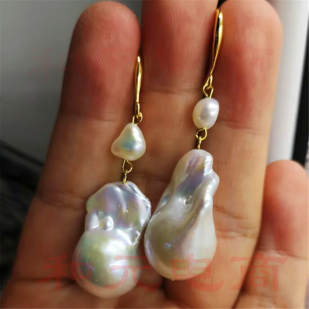 Серьги TwoPin earbob teardrop безупречные золотистые крючки 15 26 мм большие серьги с