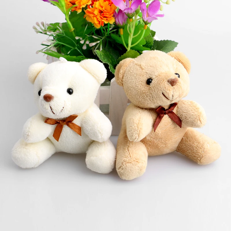 

Teddy Bear Mini Design Baby Girl/Boy Plush Toys Key Pendant Flower Bouquets Weddin Promotions Gifts Bear