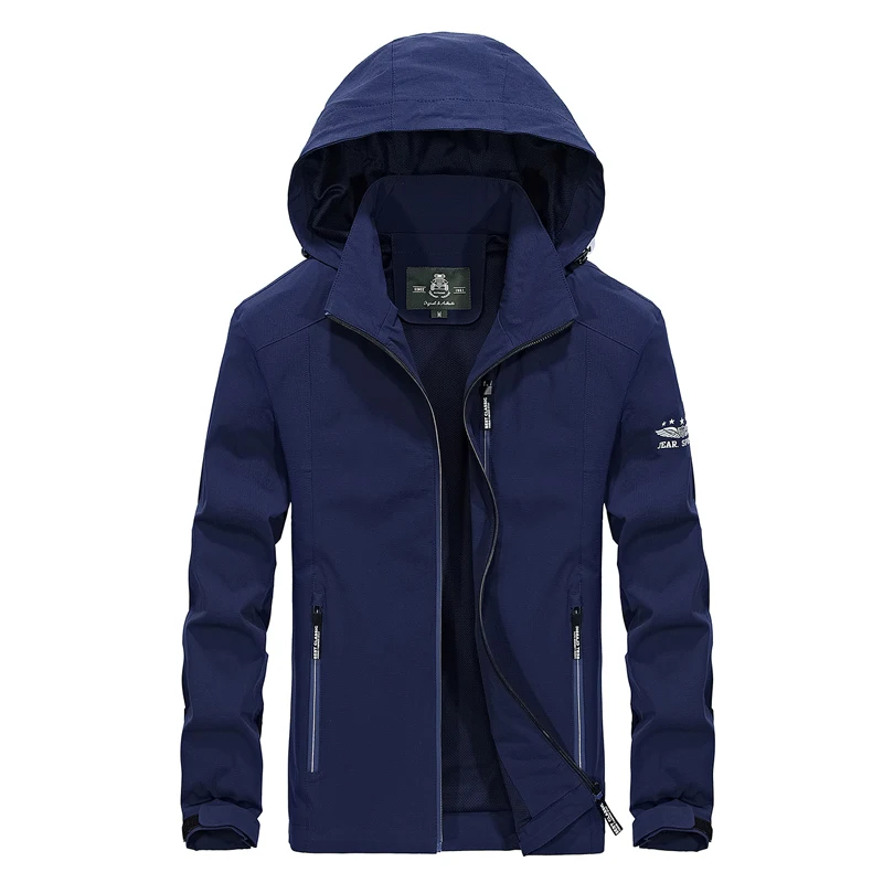 

Thin windbreaker jacket men Spring Autumn mens outdoor sports jacket coat hoodie fishing climbing hiking jacket chaquetas hombre