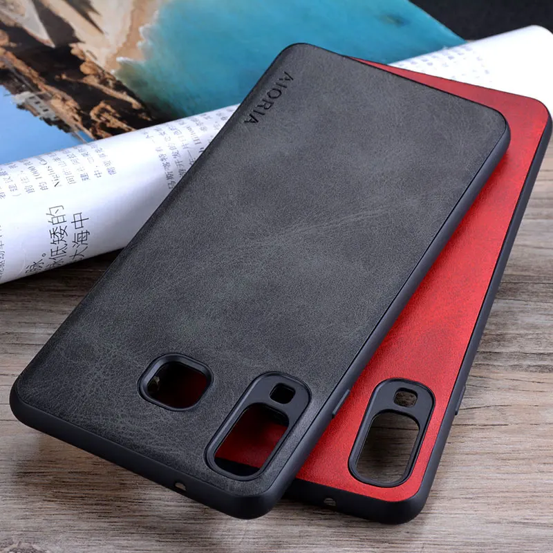 

for samsung galaxy a9 star case hoesje Luxury Vintage leather Skin cover Case for samsung galaxy a8 a9 star coque funda capa