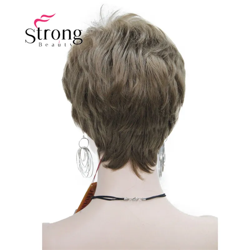 RG-ZORA #12 women's short straight synthetic daily wig orange brown blonde 5 color choices (4)