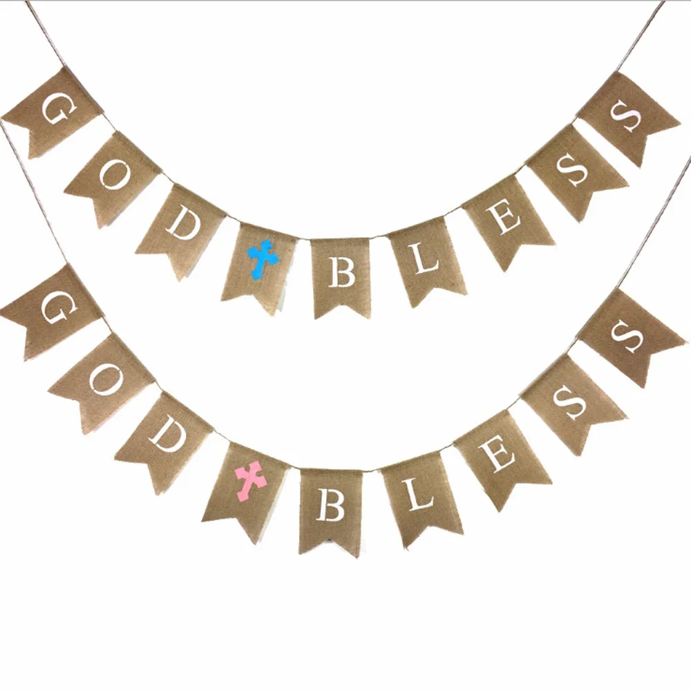 god bless banner First Holy Communion banner gold communion decor Mi primera comunion banner communion banner first communion banner