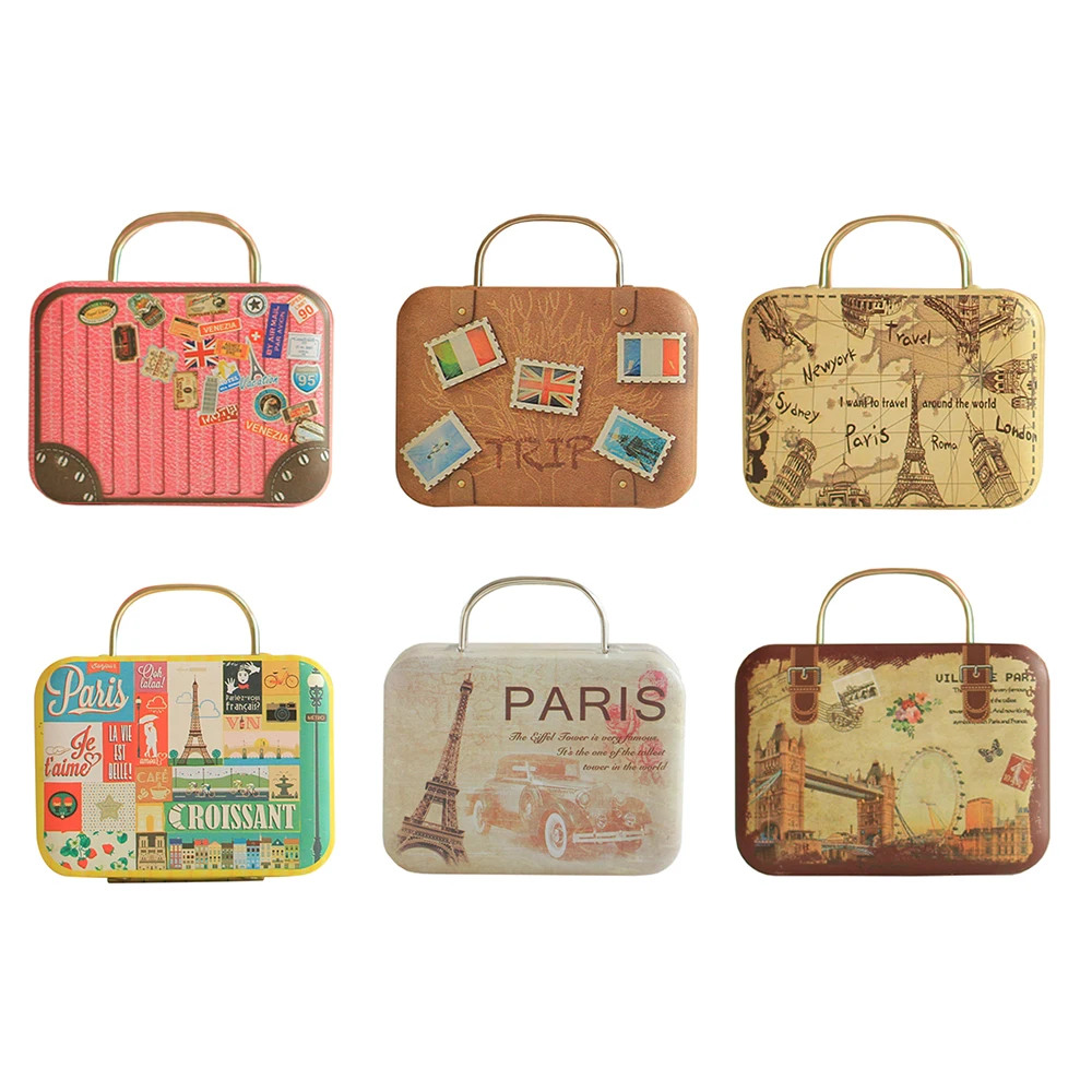 

1 Pc Vintage Building Chinese Style Mobile Marriage Candy Box Candy Boxes Birthday Party Festival Wedding Gift Wrap Storage