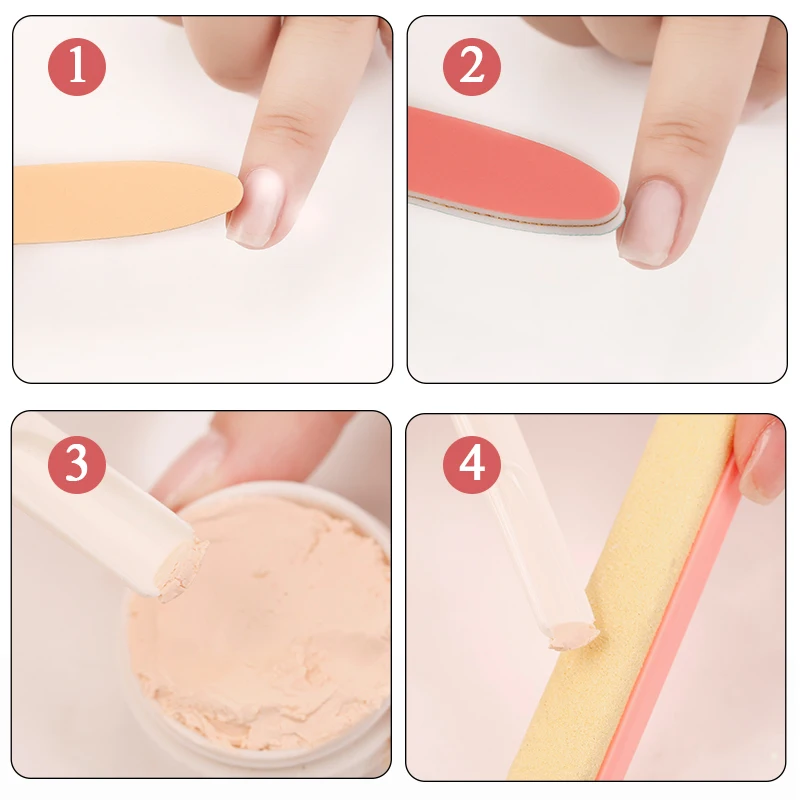 Nail Conditioner & care Nail Polishing Paste & Powder Nail art Manicure Luster Buffing file Full set of nail files Z