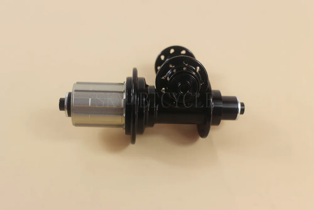 road bike hub black red white