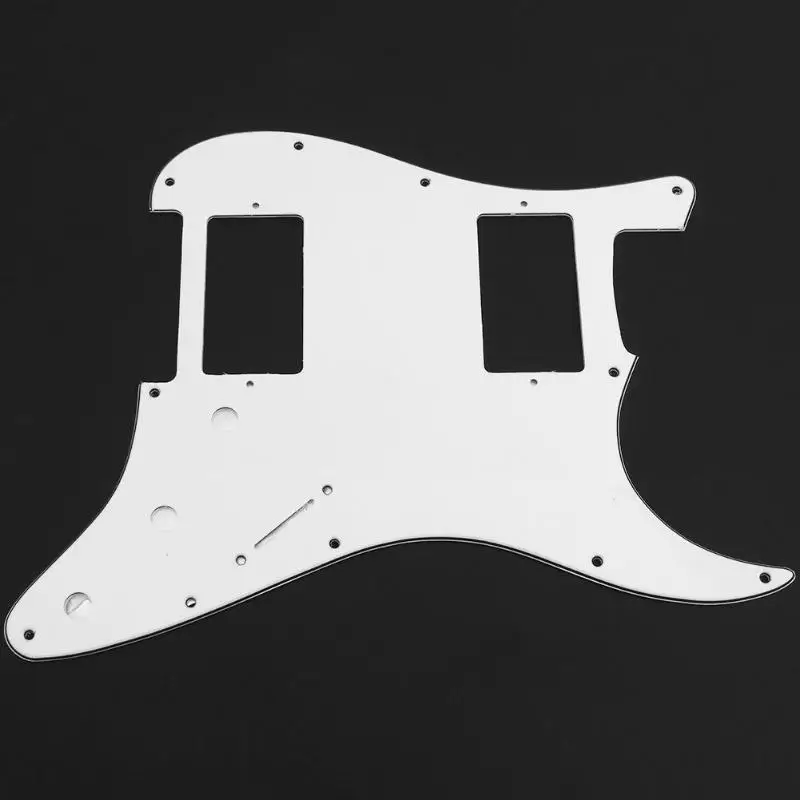 1 шт. 3ply Strat Pickguard с HH макетом электрогитары части панели музыкальный инструмент Аксессуары для гитары 3 цвета Новинка