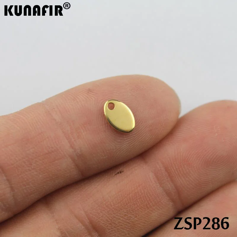 ZSP286 golden color Пустые бирки, цветные бирки, бирки из нержавеющей стали, ярлыки для ювелирных изделий, аксессуары, 50-500 шт, некоторые стили - Цвет: ZSP286 golden color