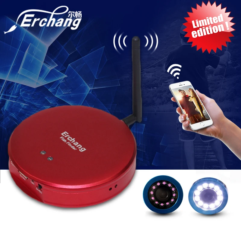 

Erchang HD 1000TVL 15/30m Infrared Wifi Underwater Camera for Fishing Professional Fish Finder In English Ice Lake Fishing