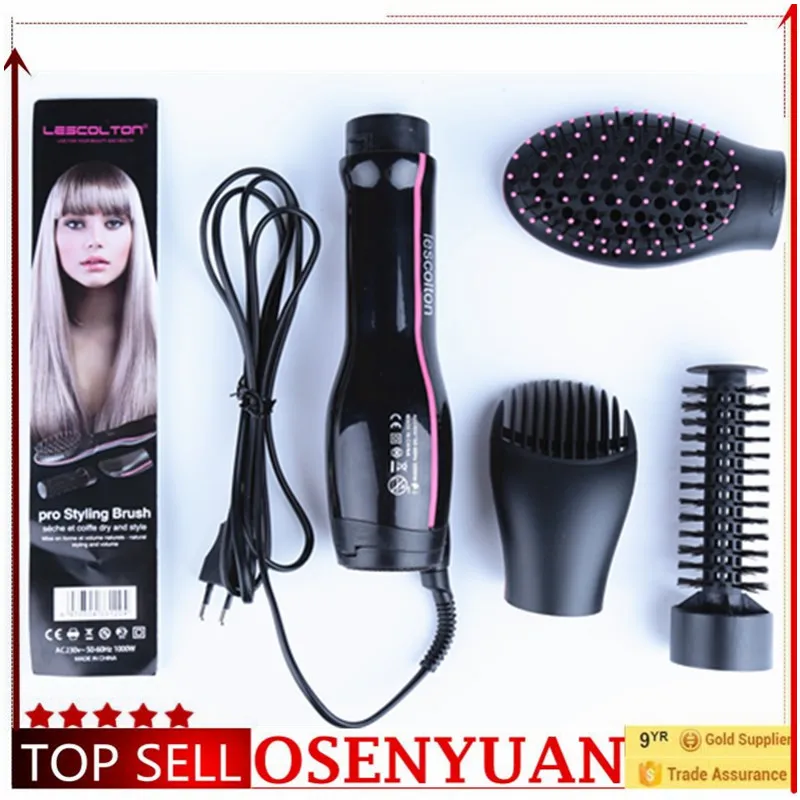 

Multifunctional Hot Air Brush Straightener 1000W Professional Curler Styler Dryer Machine Comb Salon Hairdressing Hair Styling