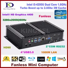 Mini itx PC,HTPC,Intel Core i3 4010U/i3 5005U/ i5 4200U dual core Intel HD Graphics,HDMI,2*COM rs232,VGA,WIFI