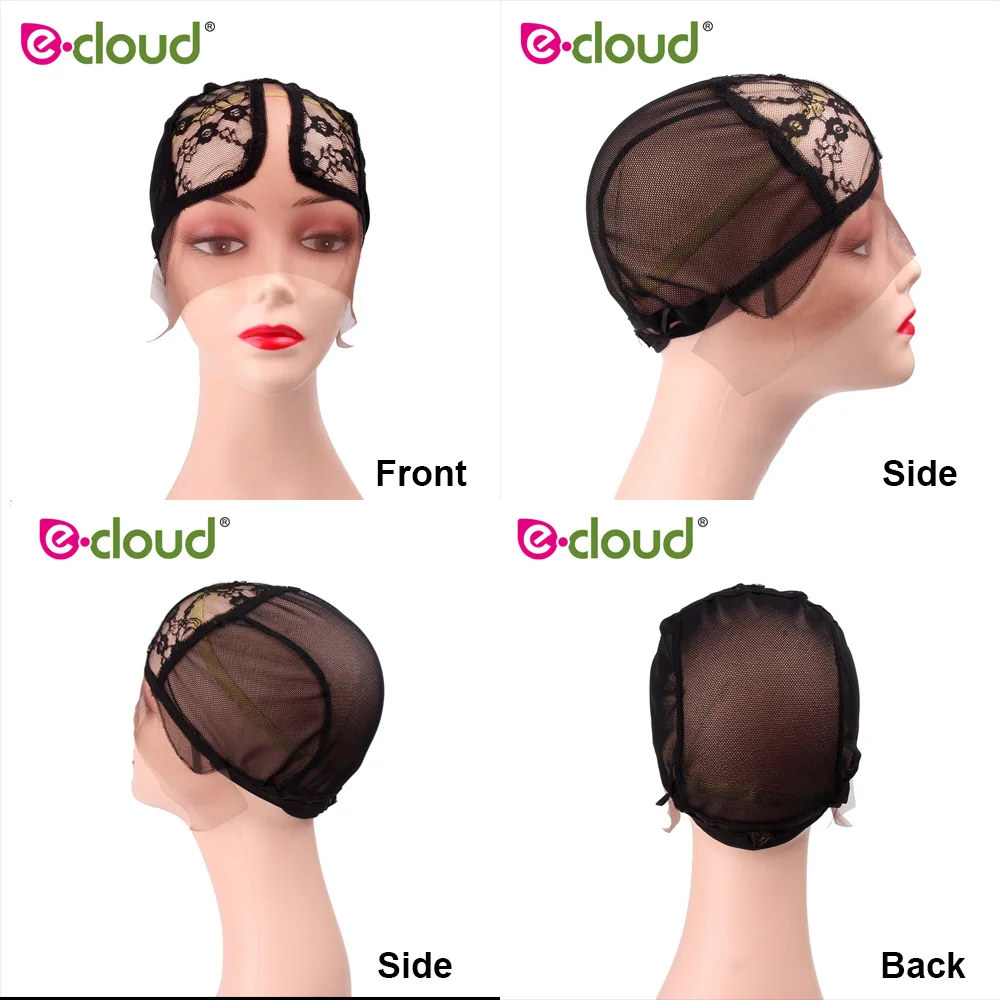 5-30pcs/bag Full Lace Wig Caps For Making Wigs And Hair Weaving Stretch Adjustable Wig Cap Hot Black Cap For Wig Hair Net