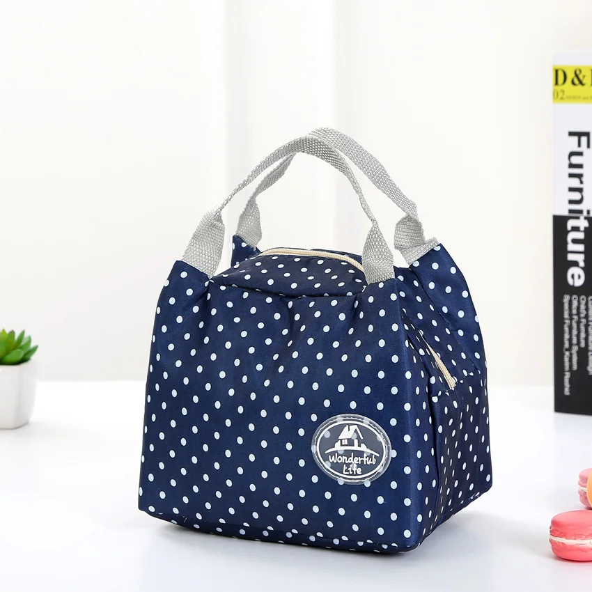 Portable Travel Thermal Insulated Cooler Bag Lunch Box Picnic Carry Tote Pouch - Цвет: 7