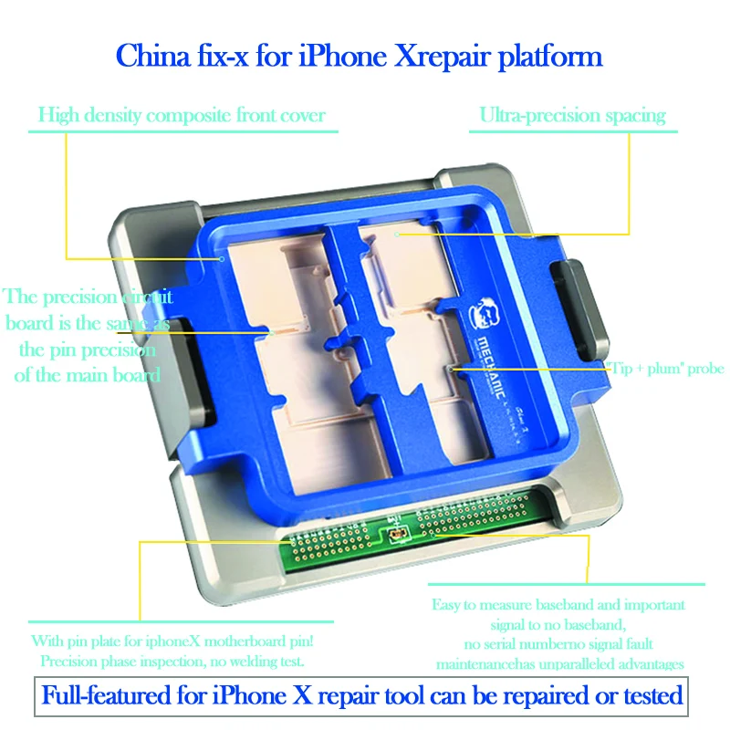  Chinafix-x multi-functional repair platform for iphone x Boot monitor touch camera flash receiver s