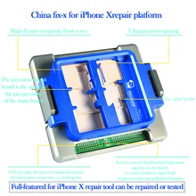 Chinafix x multi functional repair platform for iphone x Boot monitor touch camera flash receiver speaker