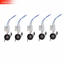 Светодиодный точечный светильник 5 шт./лот 1 Вт 3 Вт мини Точечный светильник, потолочный светильник, лампа для шкафа, включает светодиодный драйвер, AC85-265V вход, алюминиевый внутренний