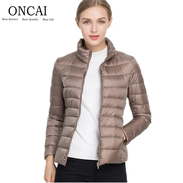 Packable Duck Feather Women S Winter Down Parka Jacket Puffer Long Packable Duck Feather Women S Winter Down Parka Jacket Puffer Long Sleeve Solid Female Warm