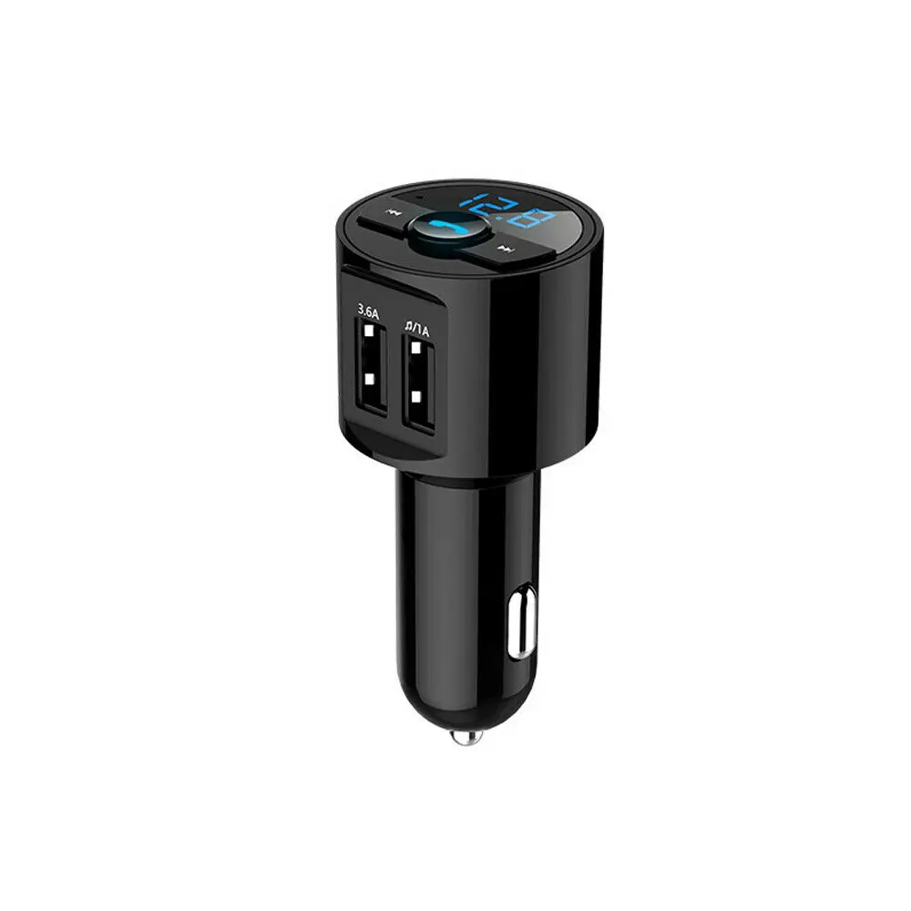 

1pc Car Dual USB Charger high quality Bluetooth FM Transmitter Radio Adapter MP3 Player 87.5-108MHz Car USB Charger accessories